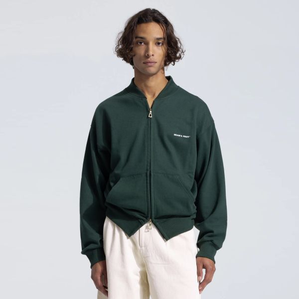 Bram’s Fruit Eyelet Vest Donker Groen