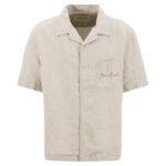 Bram's Fruit Garden Hose Linen Overhemd Beige