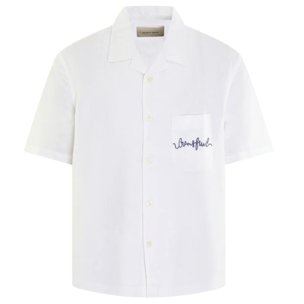 Bram's Fruit Garden Hose Linen Overhemd Wit