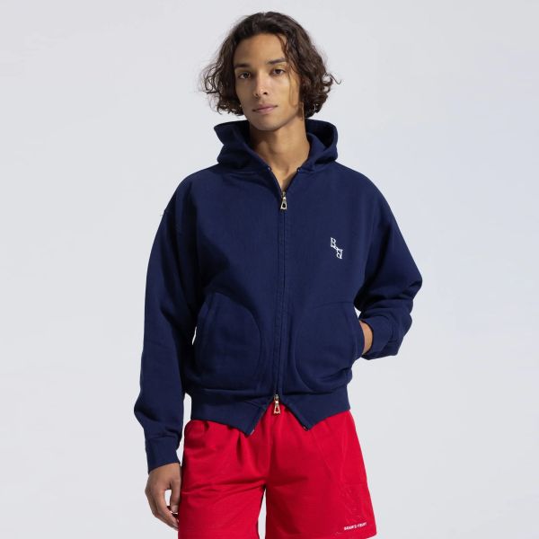 Bram’s Fruit Monogram Boxing Glove Vest Navy