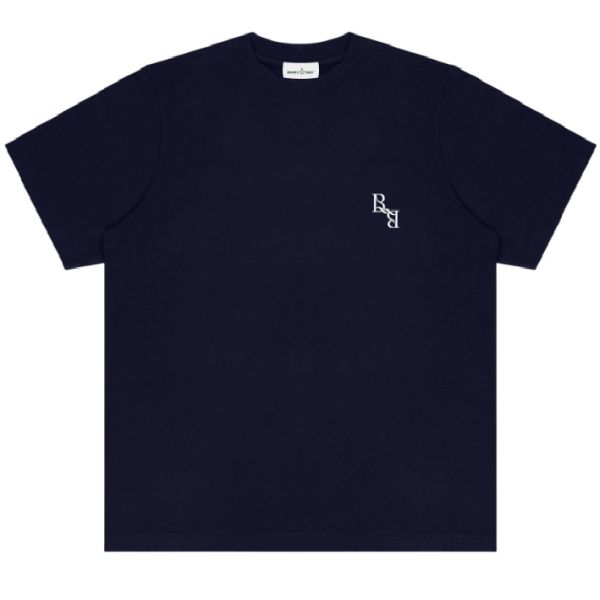 Bram’s Fruit Monogram T-shirt Navy