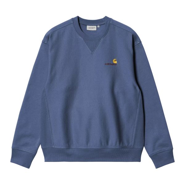 Carhartt WIP American Script Sweater Blauw