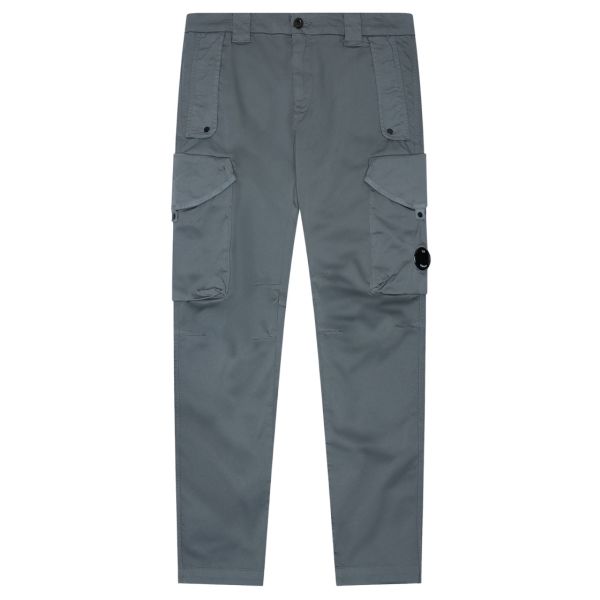 CP Company Stretch Sateen Utility Lens Cargo Broek Blauw