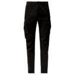 CP Company Stretch Sateen Utility Lens Cargo Broek Zwart