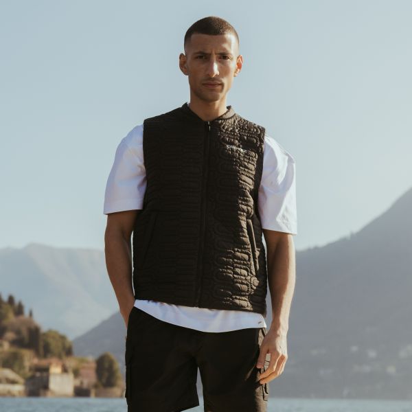 Croyez Gallery Quilted Vest Zwart