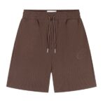 Croyez Ribbed Korte Broek Bruin