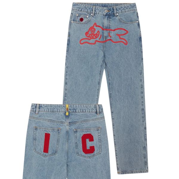 Icecream Running Dog Jeans Licht Blauw