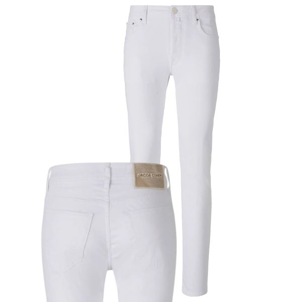 Jacob Cohën Nick Super Slim Jeans Wit