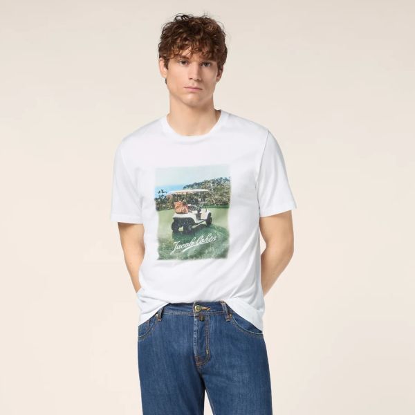 Jacob Cohën Sport Capsule T-shirt Wit