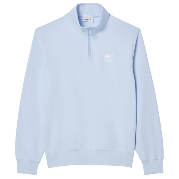 Lacoste Heritage Half Zip Sweater Licht Blauw