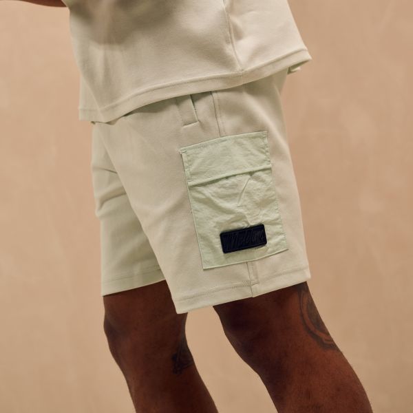 Malelions Nylon Pocket Cargo Korte Broek Licht Groen