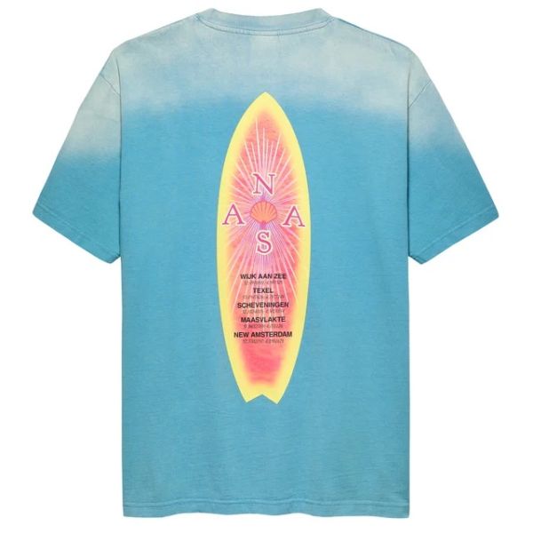 New Amsterdam Surf Association Surfboard T-shirt Blauw