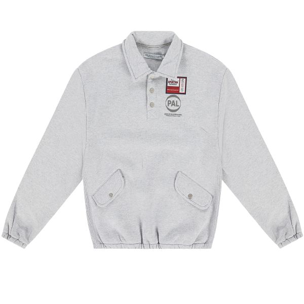 PAL Sporting Goods New TM Button Down Sweater Grijs