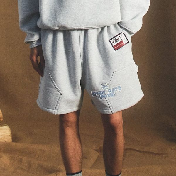 PAL Sporting Goods River Rats Double Knee Korte Broek Grijs