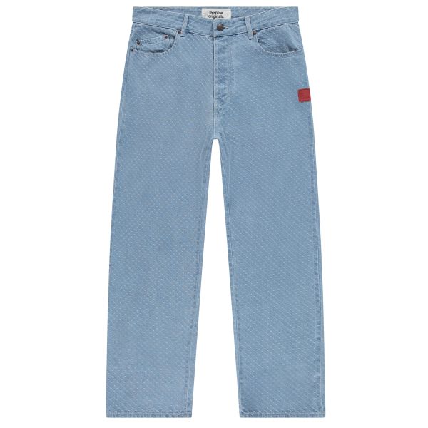 The New Originals 9-Dots Polka Dot Relaxed Jeans Licht Blauw