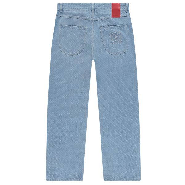 The New Originals 9-Dots Polka Dot Relaxed Jeans Licht Blauw