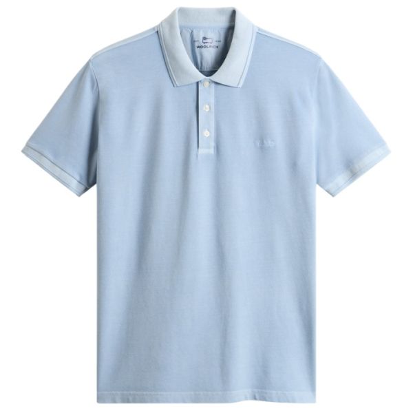 Woolrich Mackinack Polo Licht Blauw