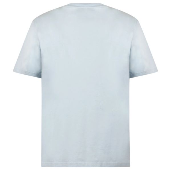 Woolrich Premium Jersey Logo T-shirt Licht Blauw