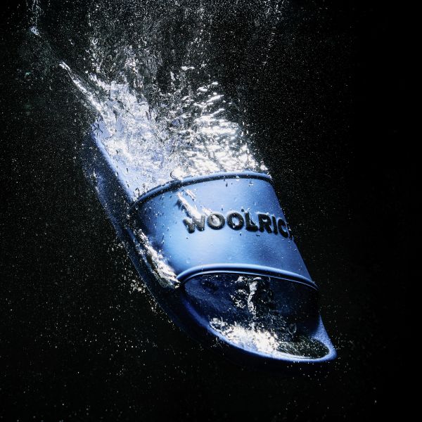 Woolrich Slippers Blauw