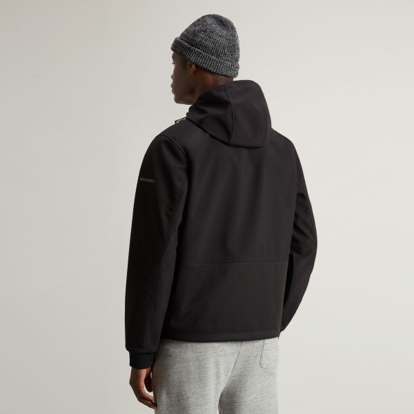 Woolrich Soft Shell Jack Zwart