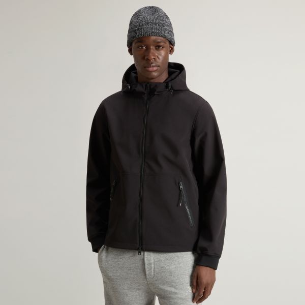 Woolrich Soft Shell Jack Zwart