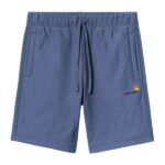 Carhartt WIP American Script Korte Broek Blauw