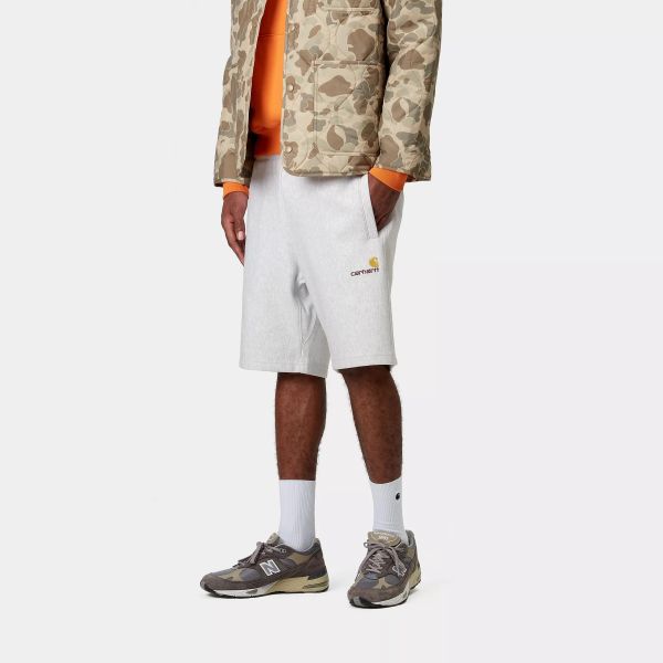 Carhartt WIP American Script Korte Broek Grijs