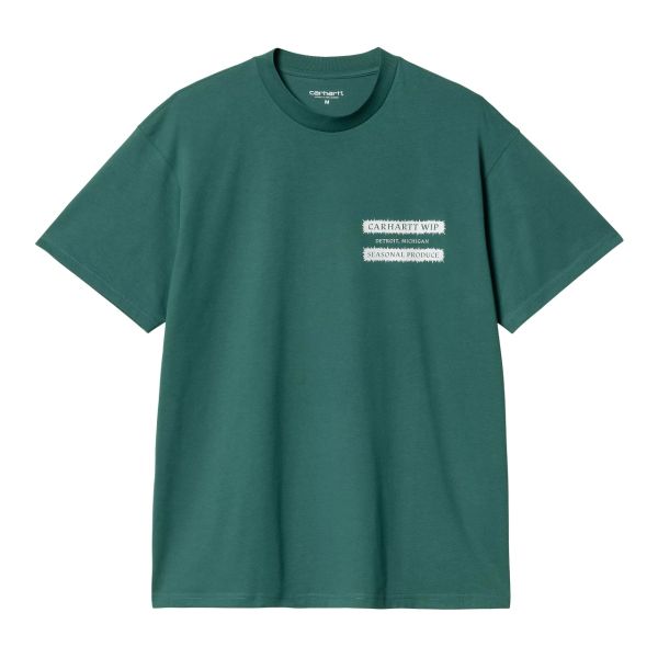Carhartt WIP Catalogue T-shirt Donker Groen