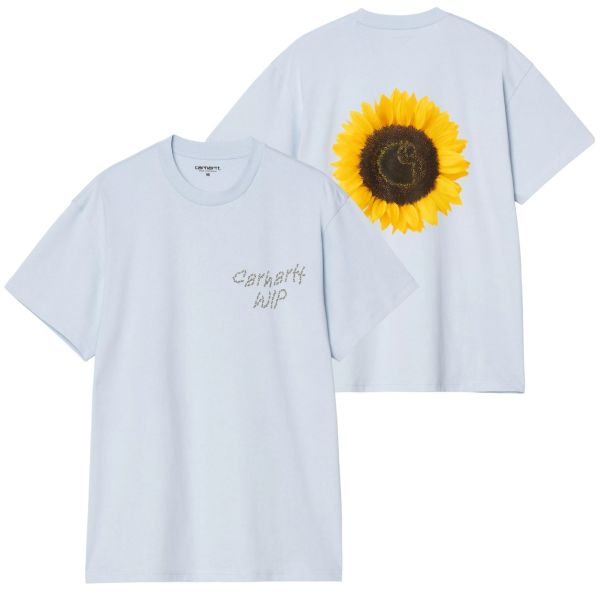 Carhartt WIP Sunflower T-shirt Licht Blauw