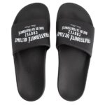 Croyez Fraternité Slippers Zwart