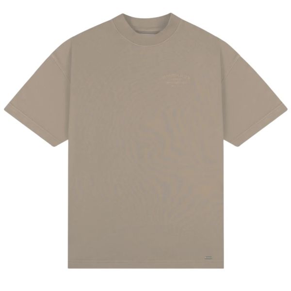 Croyez Garment Dye Fraternité T-shirt Beige