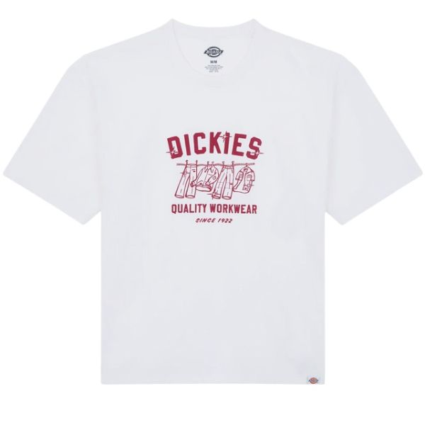 Dickies Laundry Boxy T-shirt Wit