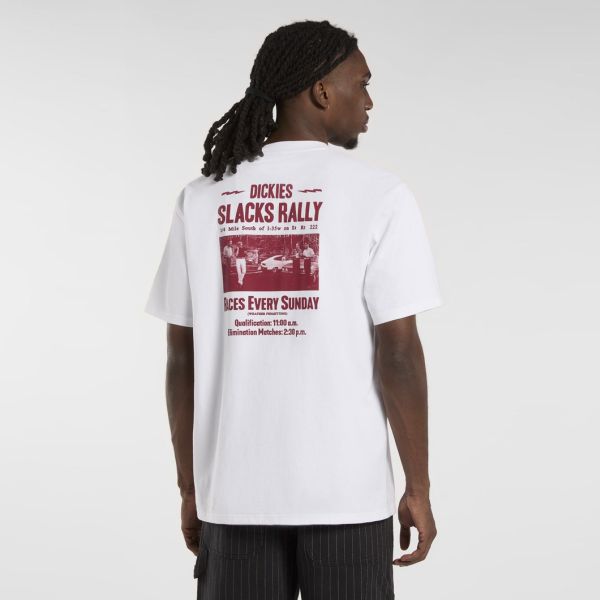 Dickies Slacks Rally T-shirt Wit