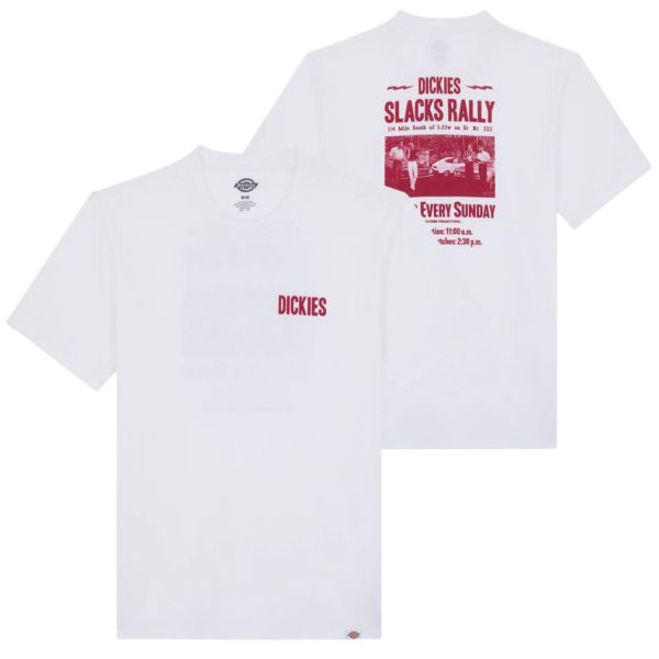 Dickies Slacks Rally T-shirt Wit