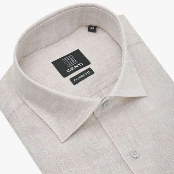 Genti Houston Overhemd Off White