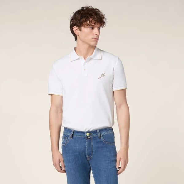 Jacob Cohën Sport Capsule Polo Wit