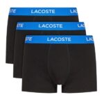 Lacoste Core 3-Pack Boxer Zwart/Blauw