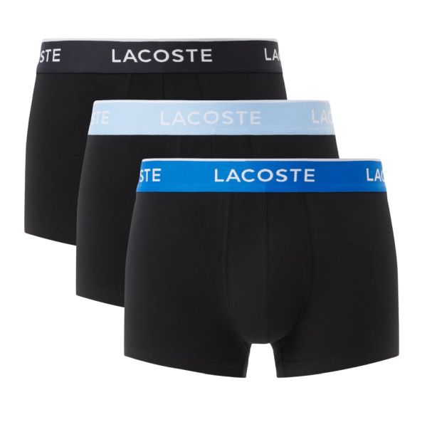 Lacoste Stretch 3-Pack Boxer Zwart/Blauw