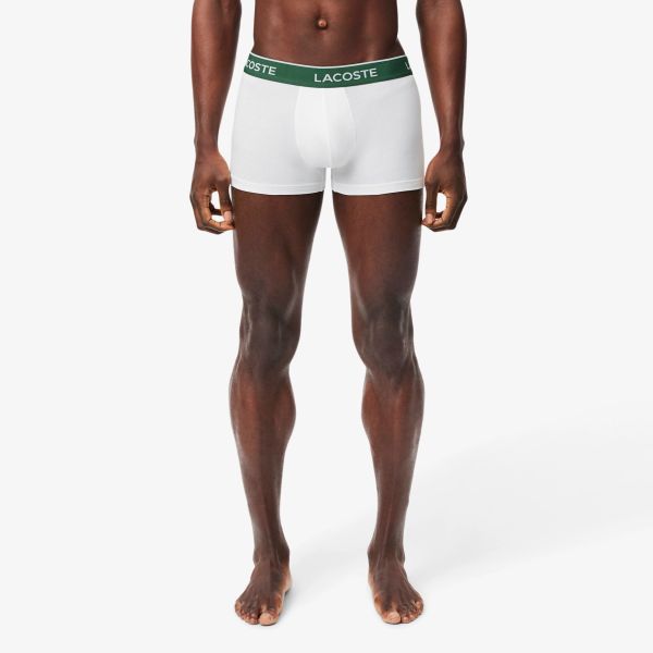Lacoste Stretch 3-Pack Boxer Wit/Grijs/Zwart