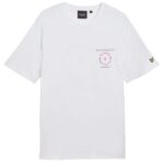 Lyle & Scott Athletic Graphic T-shirt Wit/Paars