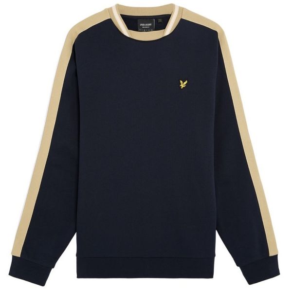 Lyle & Scott Contrast Taped Sweater Navy