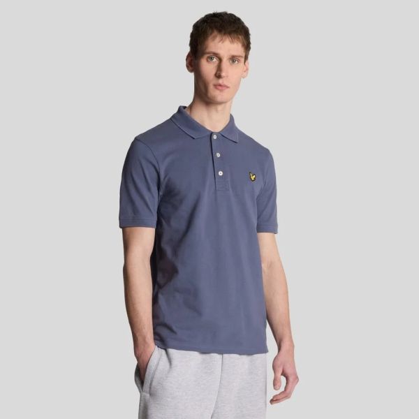 Lyle & Scott Plain Polo Donker Blauw