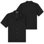 Malelions Seersucker Overhemd Zwart