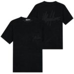 Malelions Signature Towelling T-shirt Zwart