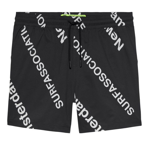 New Amsterdam Surf Association Logo Board AOP Zwembroek Zwart