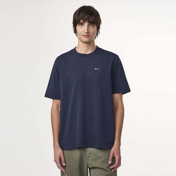NN.07 Adam EMB T-shirt Navy
