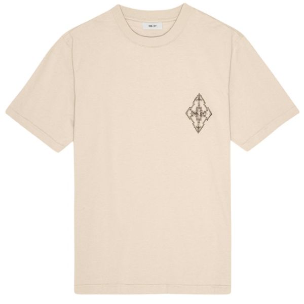 NN.07 Adam Print T-shirt Beige