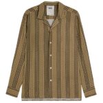 OAS Regalia Viscose Overhemd Donker Groen