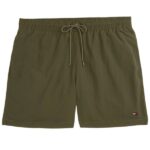 Tommy Hilfiger Medium Drawstring Zwembroek Donker Groen