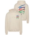 Tommy Jeans 3 Color Sign Hoodie Off White